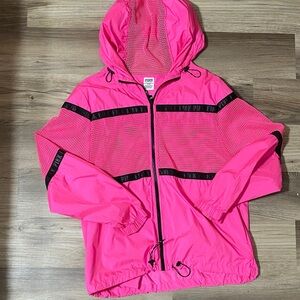 PINK Victoria's Secret Fuchsia Mesh Jacket